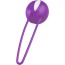 Вагинальный шарик Fun Factory Smartball Uno, фиолетово-белый - Фото №0