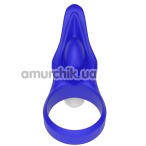 Виброкольцо Power Clit Cockring Stamina, синее - Фото №1