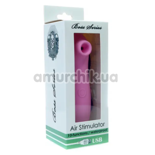 Симулятор орального сексу для жінок Boss Series Air Stimulator, рожевий