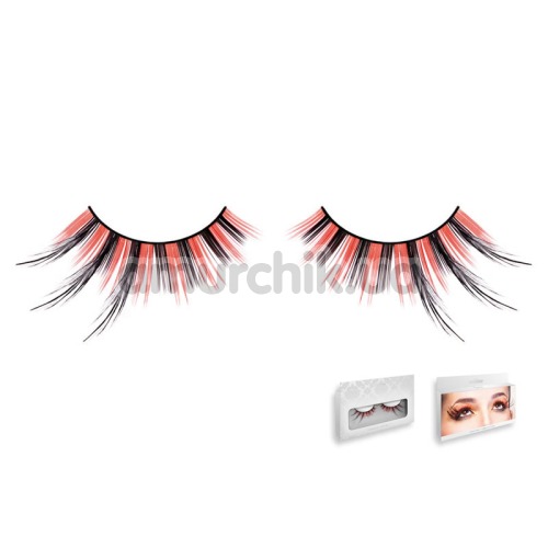 Вії Black-Red Feather Eyelashes (модель 614)