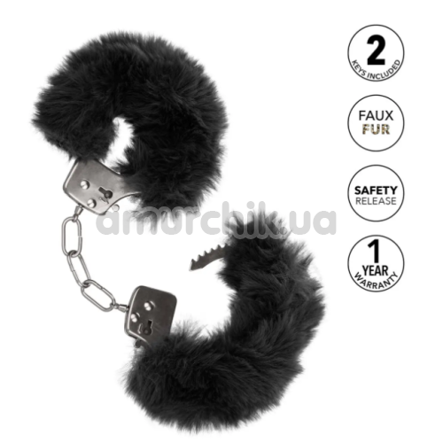 Наручники Ultra Fluffy Furry Cuffs, чорні