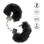 Наручники Ultra Fluffy Furry Cuffs, черные - Фото №4
