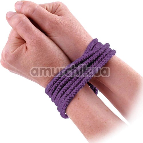 Веревка sLash Bondage Rope Purple 3м, фиолетовая