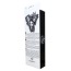 Анальная пробка с черно-серым хвостиком Boss Series Fox Tail XL, серебряная - Фото №8