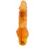 Вибратор Jelly Joy 20845, 17.5 см оранжевый - Фото №0