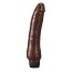Вибратор Penetrating Pleasures, 21 см коричневый - Фото №2