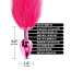 Анальная пробка с хвостом лисы Nixie Butt Plug / Hombre Tail, розовая - Фото №1