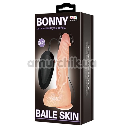 Вібратор Bonny Baile Skin 9.4, тілесний