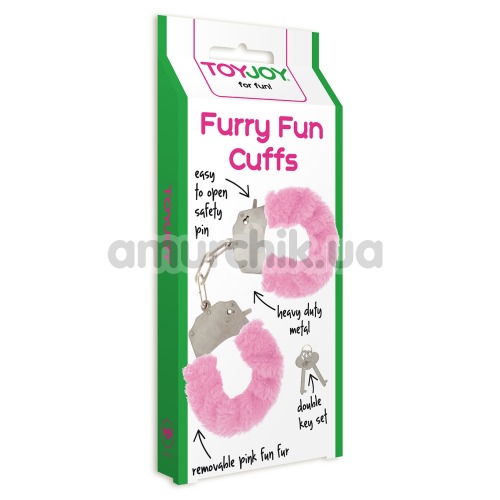 Наручники Furry Fun Cuffs, розовые