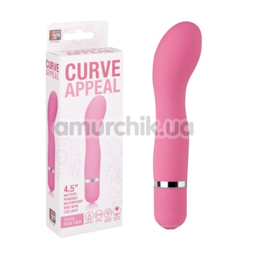 Вибратор для точки G Curve Appeal, розовый