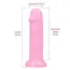 Фаллоимитатор с ароматом жвачки Delicious Dildo Bubble Gum 25 см, розовый - Фото №6