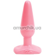 Анальная пробка Classic Butt Plug средняя, розовая - Фото №1