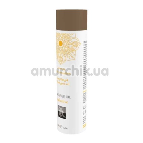 Массажное масло Shiatsu Body Massage Oil Seductive Ylang Ylang & Wheat Germ - иланг-иланг и пшеница, 100 мл
