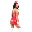 Костюм медсестры JSY Nun Costume 6517 красный: топ + юбка + головной убор + перчатки + стетоскоп - Фото №3
