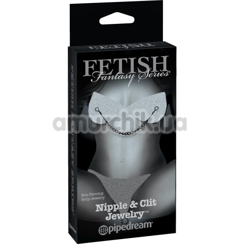 Затискачі для сосків і клітора Fetish Fantasy Series Nipple & Clit Jewelry Limited Edition