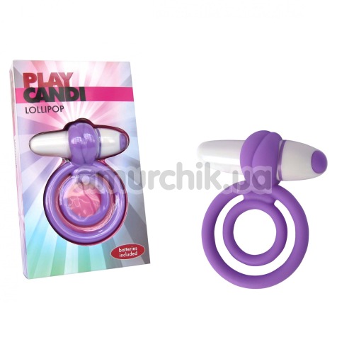 Виброкольцо Play Candi Lollipop, фиолетовое