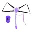 Многофункциональный вибратор Crystal Jade Butterfly Anal фиолетовый - Фото №1