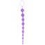 Анальная цепочка Oriental Jelly Butt Beads фиолетовая - Фото №1