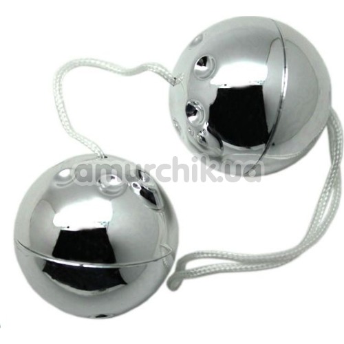 Вагінальні кульки Yam Balls, срібні