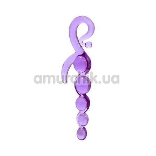 Анальный стимулятор Bendy Twist, фиолетовый - Фото №1