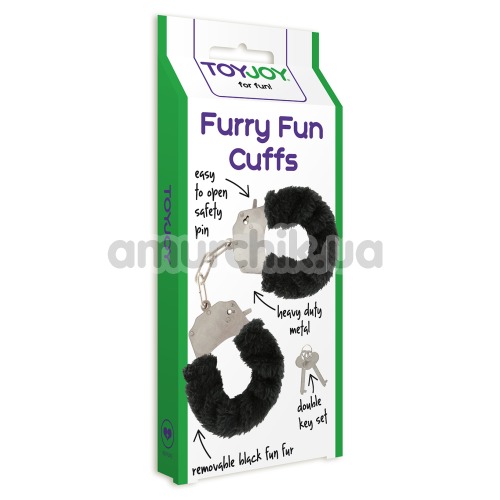 Наручники Furry Fun Cuffs, черные