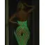 Комбінезон Star Night Glow In The Dark Sexy Fishnet Bodystockings, білий - Фото №10