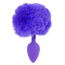 Анальная пробка с фиолетовым хвостиком Boss Series Exclusivity Silikon Bunny Tail, фиолетовая - Фото №1