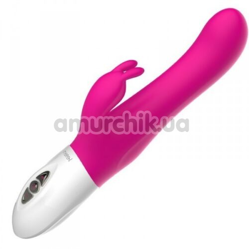 Вибратор с подогревом Leten Automatical Flexible Passionate Vibrator Exciting, розовый