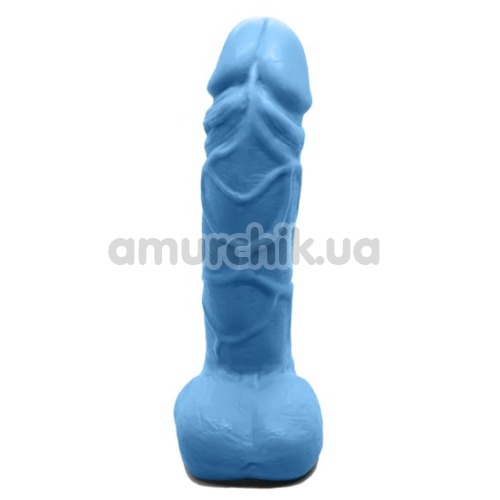 Мило у вигляді пеніса з присоскою Чистий Кайф M, блакитне