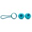 Вагінальні кульки KEY Stella I Single Kegel Ball Set, блакитні - Фото №3