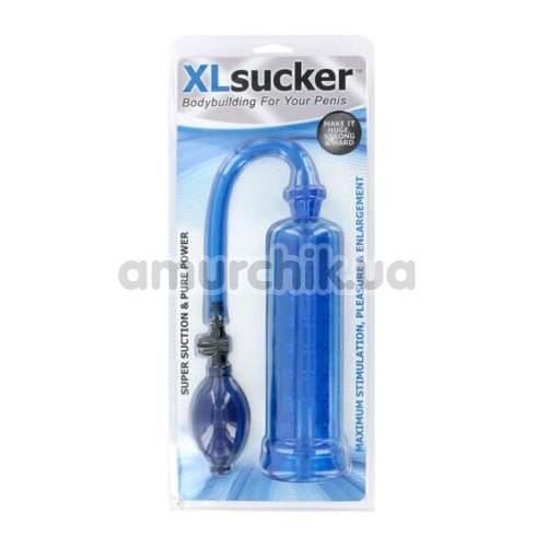 Вакуумная помпа XLsucker Bodybuilding For Your Penis, голубая