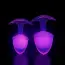 Анальная пробка Univibe Glow-In-Dark Berry S, розовая - Фото №16