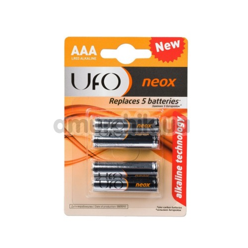 Батарейки UFO Neox AАA, 4 шт