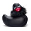 Клиторальный вибратор I Rub My Duckie Paris Black, черный - Фото №0