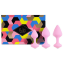 Набор анальных пробок FeelzToys Bibi, розовый - Фото №1