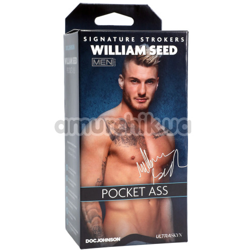Анус-мастурбатор Signature Strokers William Seed Pocket Ass, тілесний