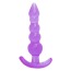 Анальная пробка Clear Jelly Butt Plug, фиолетовая - Фото №0