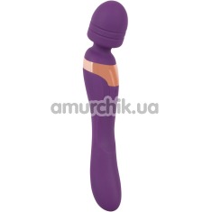 Універсальний масажер Javida Double Vibro Massager, фіолетовий - Фото №1