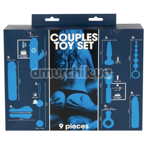 Набор из 9 игрушек Couples Toy Set 9 pieces