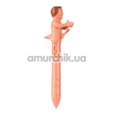 Ручка з голим чоловіком Stroking Peni-Pen - Фото №1