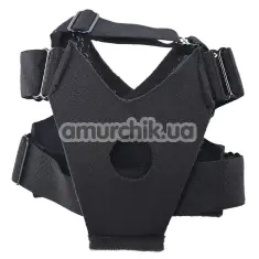 Фиксатор на ногу для секс-игрушек Sportsheets Pivot Flex Foot Strap On, черный - Фото №1