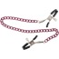 Затискачі для сосків Nipple Chain з фіолетовим ланцюжком - Фото №1