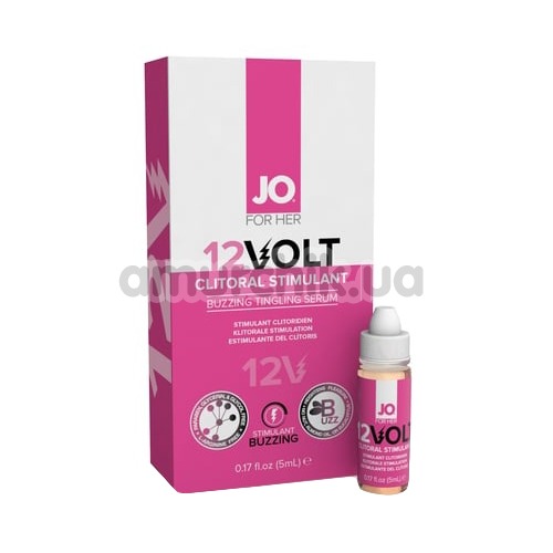 Стимулирующая сыворотка для женщин JO Volt Arousing Tingling Serum - 12v, 5 мл