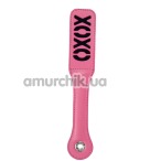 Падл Sex & Mischief XOXO Paddle, чорно-рожевий - Фото №1