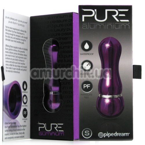 Вибратор Pure Aluminium Small, фиолетовый