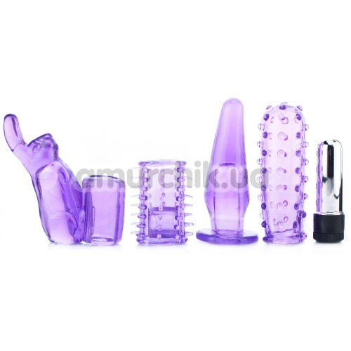 Набір 4 Play Mini Couples Kit з 5 предметів, фіолетовий - Фото №1