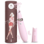 Симулятор орального секса для женщин с вибрацией KissToy Miss CC, розовый - Фото №4