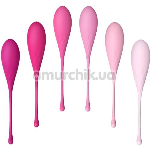 Набор вагинальных шариков FemmeFit Pelvic Muscle Training Set, розовый - Фото №1