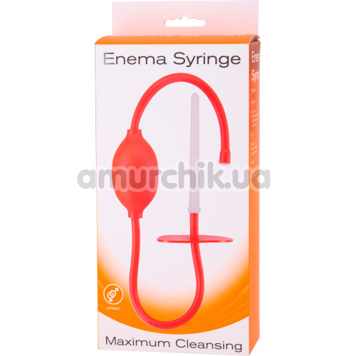 Интимный душ Enema Syringe, красный
