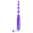 Анальная цепочка с вибрацией Pleasure Beads фиолетовая - Фото №1